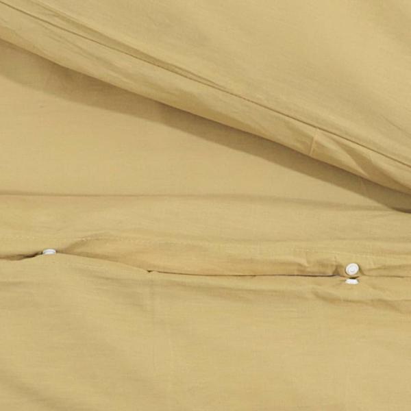 Bettwäsche-Set Taupe 240x220 cm Leichte Mikrofaser