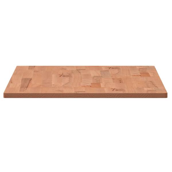 Tischplatte 80x40x1,5 cm Rechteckig Massivholz Buche