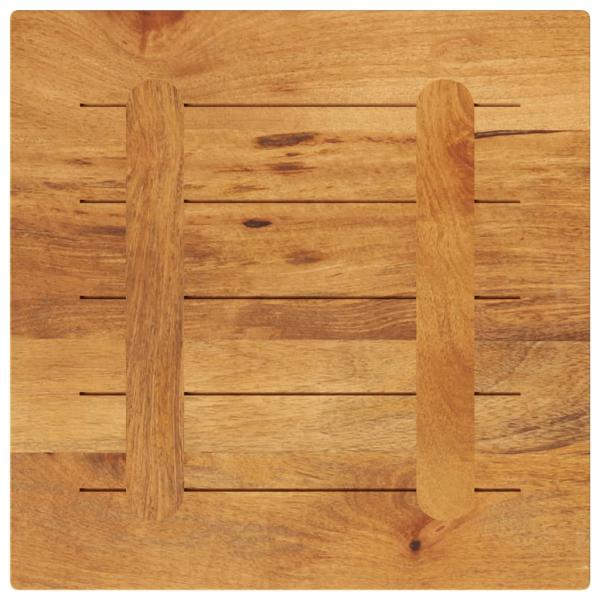 Tischplatte 60x60x3,8 cm Quadratisch Massivholz Mango
