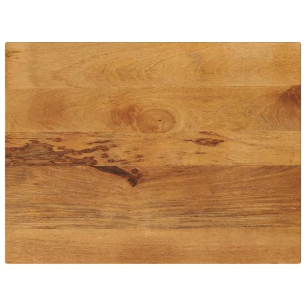 ARDEBO.de - Tischplatte 90x50x2,5 cm Rechteckig Massivholz Mango