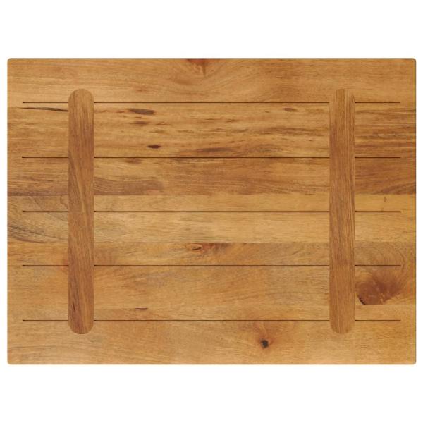 Tischplatte 90x50x2,5 cm Rechteckig Massivholz Mango