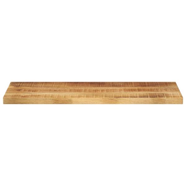 Tischplatte 90x30x2,5 cm Rechteckig Raues Massivholz Mango