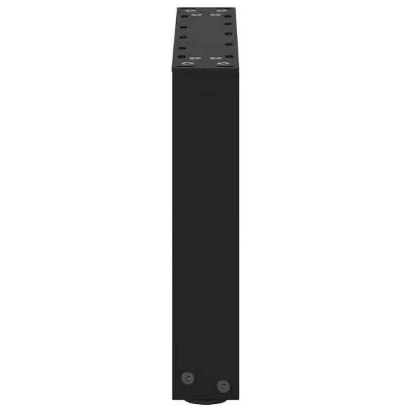 Couchtischbeine U-Form 2 Stk. Schwarz 30x(30-31) cm Stahl