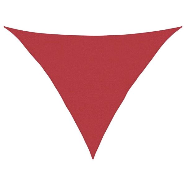 Sonnensegel 160 g/m² Rot 5x5x6 m HDPE