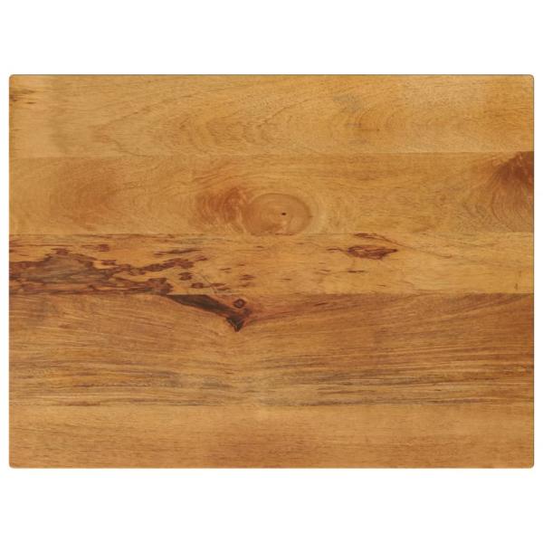 ARDEBO.de - Tischplatte 80x50x2,5 cm Rechteckig Massivholz Mango