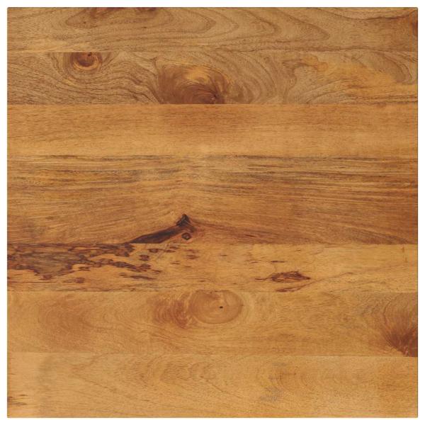 ARDEBO.de - Tischplatte 70x70x2,5 cm Quadratisch Massivholz Mango