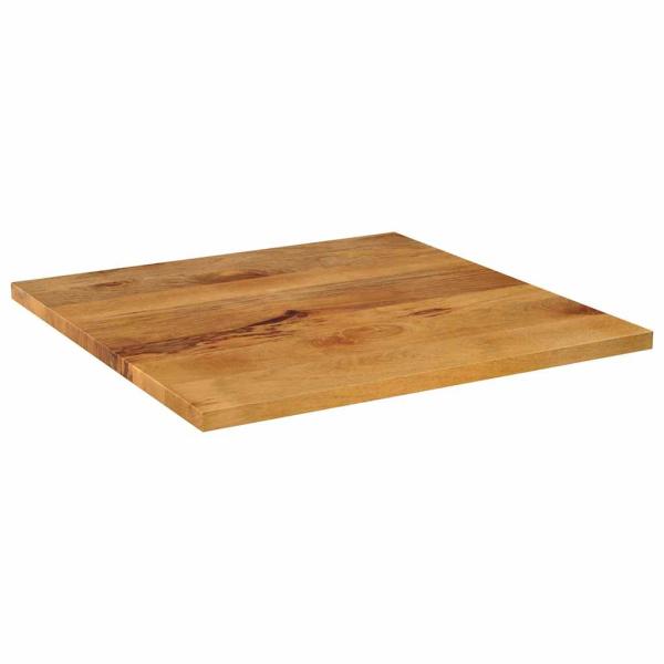 Tischplatte 70x70x2,5 cm Quadratisch Massivholz Mango