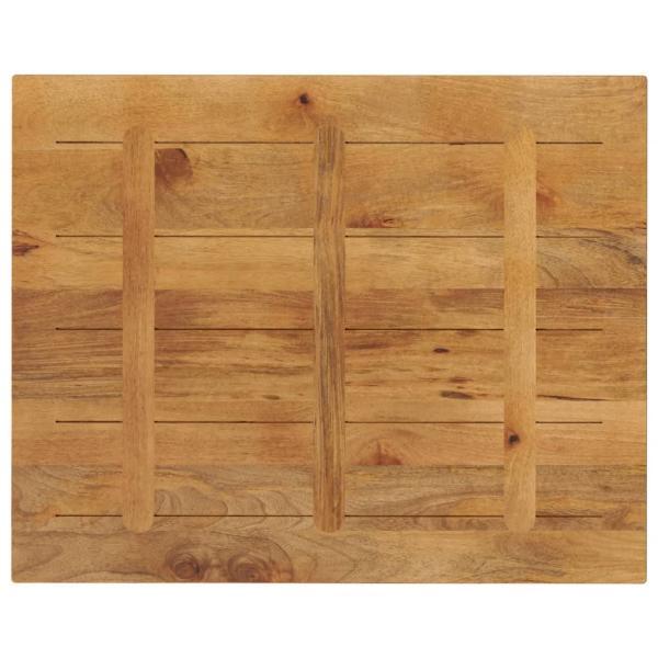 Tischplatte 100x80x2,5 cm Rechteckig Massivholz Mango
