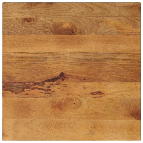 ARDEBO.de - Tischplatte 80x80x2,5 cm Quadratisch Massivholz Mango
