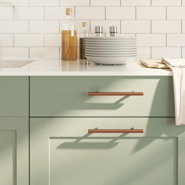 ARDEBO.de - Möbelgriffe 10 Stk. Bronzen 128 mm Edelstahl