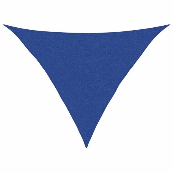 Sonnensegel 160 g/m² Blau 2,5x2,5x3,5 m HDPE