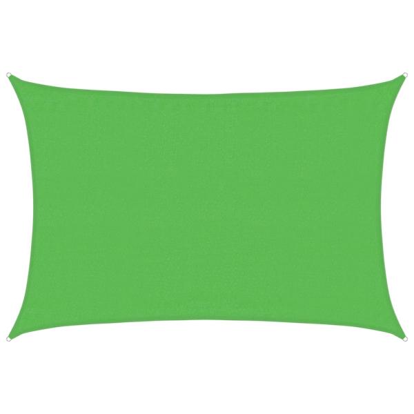Sonnensegel 160 g/m² Hellgrün 3,5x5 m HDPE