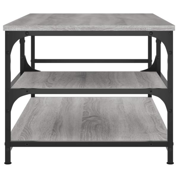 Couchtisch Grau Sonoma 90x49x40 cm Holzwerkstoff