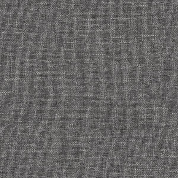 Relaxsessel mit Hocker Hellgrau Stoff