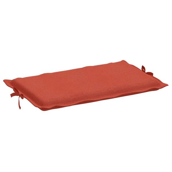 Sonnenliegen-Auflage Melange Rot 186x58x4 cm Stoff