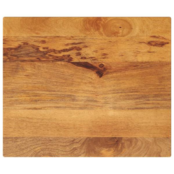 ARDEBO.de - Tischplatte 60x50x2,5 cm Rechteckig Massivholz Mango