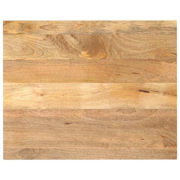 ARDEBO.de - Tischplatte 100x80x3,8 cm Rechteckig Massivholz Mango