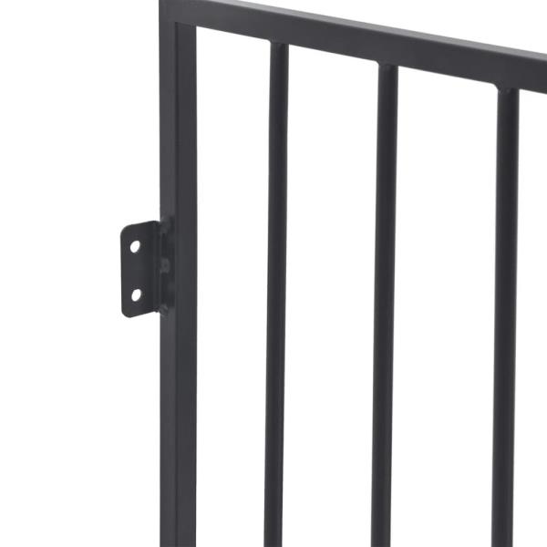Kaminschutzgitter für Haustiere Schwarz Stahl