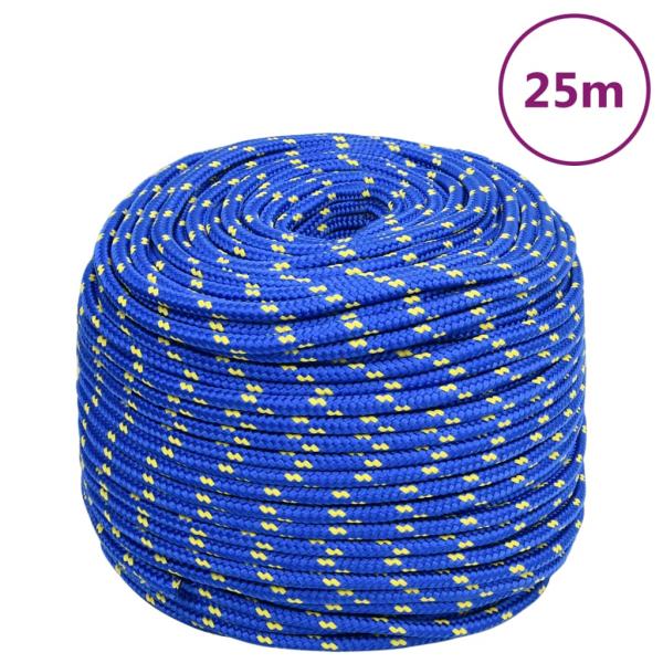 ARDEBO.de - Bootsseil Blau 6 mm 25 m Polypropylen