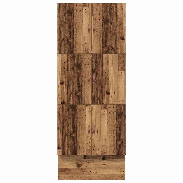 Aufbewahrungsbettgestell Altholz 80 cm Holzwerkstoff