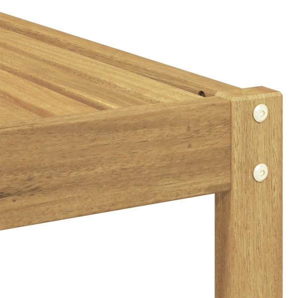 Outdoor-Sofagarnitur Polyester Weiß