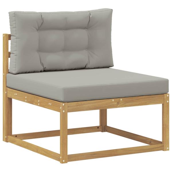 7 stk. Outdoor-Sofagarnitur Polyester Weiß