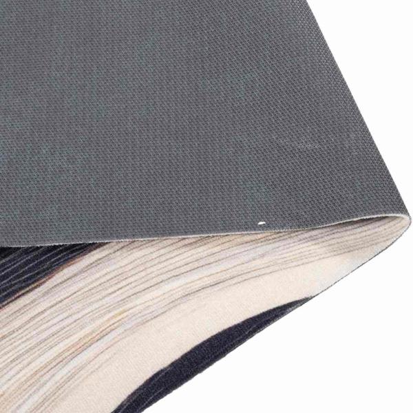 Küchen Teppich Schwarz 300 x 60 cm Samt