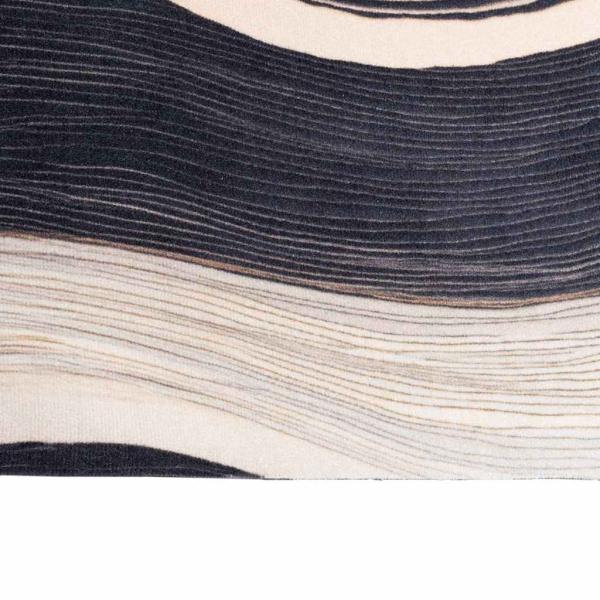 Küchen Teppich Schwarz 300 x 60 cm Samt