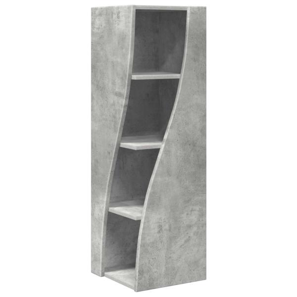 Eckschrank 32x32x102cm Holzwerkstoff Betongrau