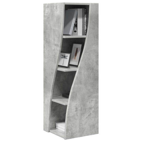 Eckschrank 32x32x102cm Holzwerkstoff Betongrau