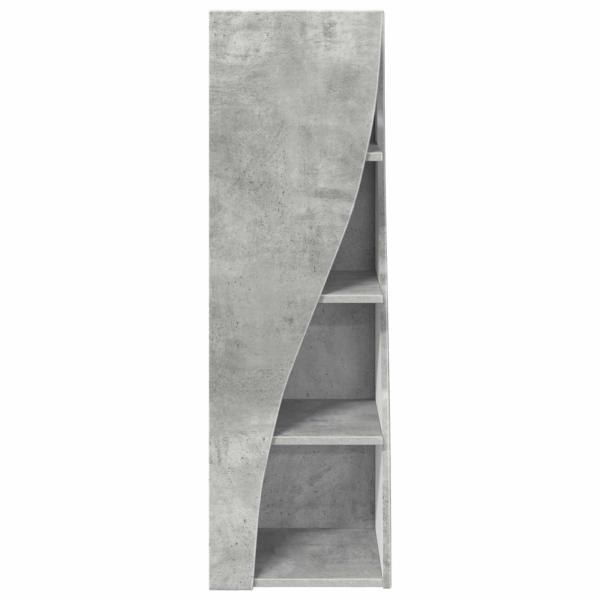 Eckschrank 32x32x102cm Holzwerkstoff Betongrau