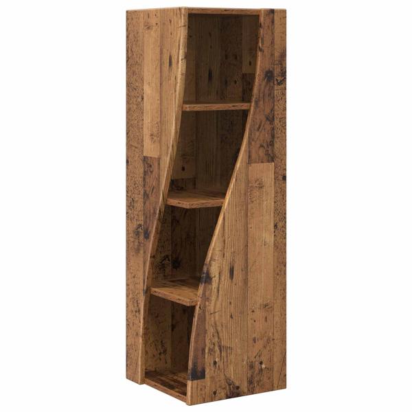 Eckschrank 32x32x102cm Holzwerkstoff Altholz