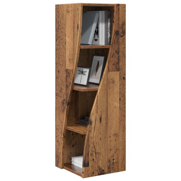 Eckschrank 32x32x102cm Holzwerkstoff Altholz