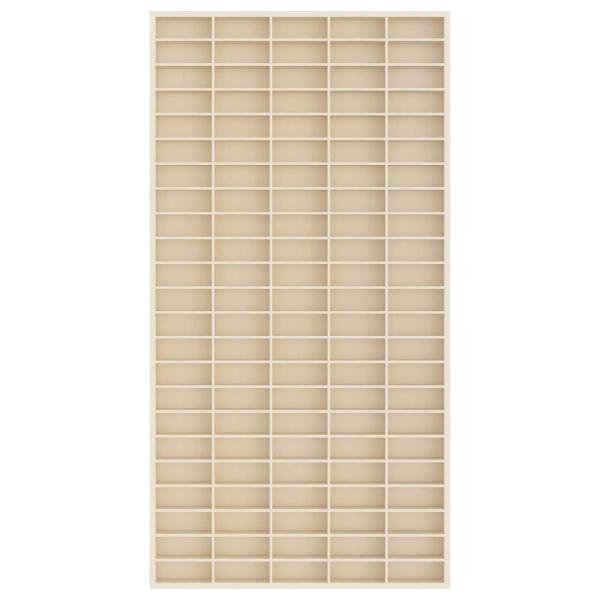 Wanddisplay-Case Wandhalterung Beige 50 x 4,5 x 96 cm