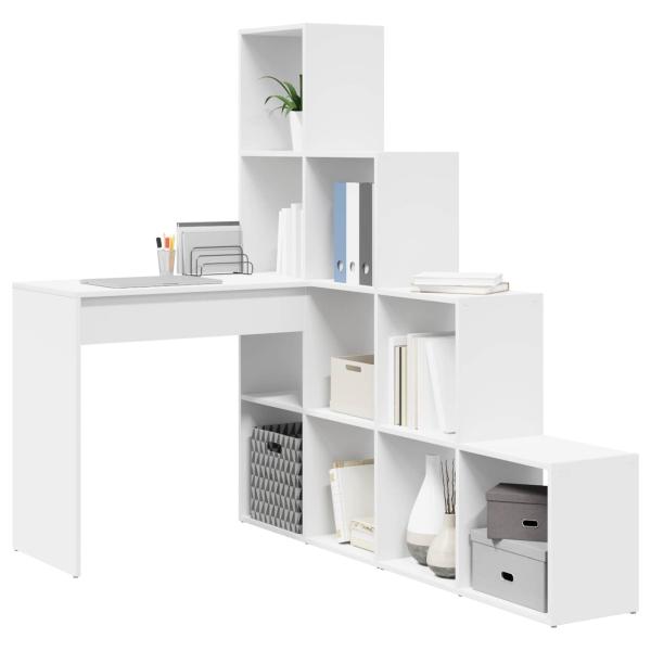 Eck-Schreibtisch Weiß 101,5 x 149,5 x 149,5 cm Holzwerkstoff