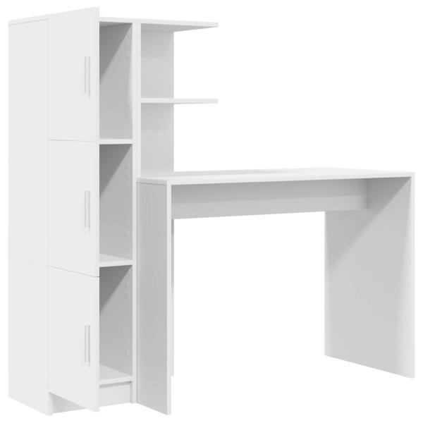 Schreibtisch 2 pcs Weiß