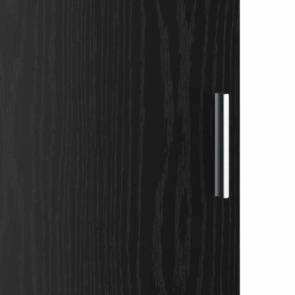 Schreibtisch 2 pcs Schwarz Eichen-Optik