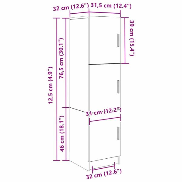 Schreibtisch 2 pcs Sonoma-Eiche