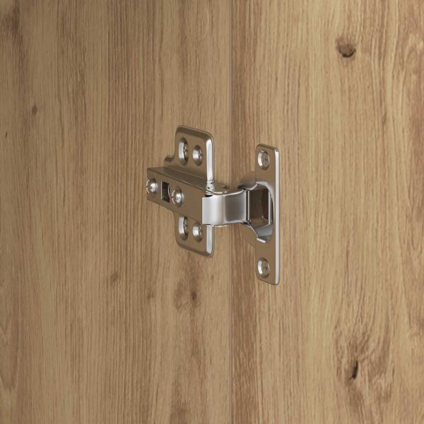 Schreibtisch Artisan-Eiche 133,5 x 50 x 124 cm 2 Stk.