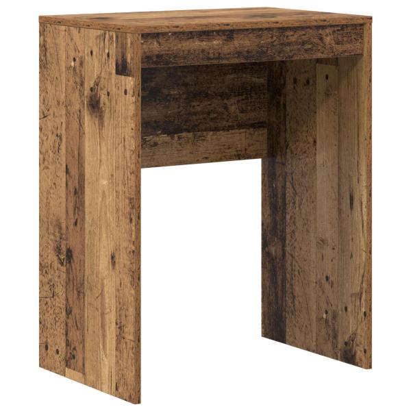 Schreibtisch mit Schubladen mit Regal 2 pcs Altholz