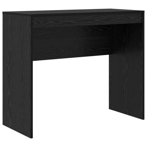 Schreibtisch mit Schubladen 2 pcs Schwarz Eichen-Optik