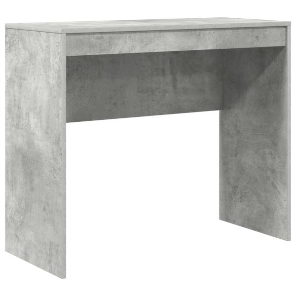Schreibtisch mit Schubladen mit Regal 2 pcs Beton Grau