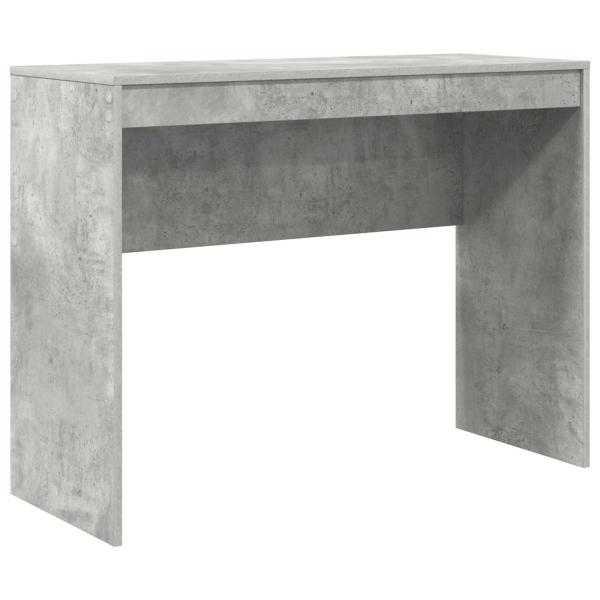 Schreibtisch mit Schubladen mit Regal 2 pcs Beton Grau