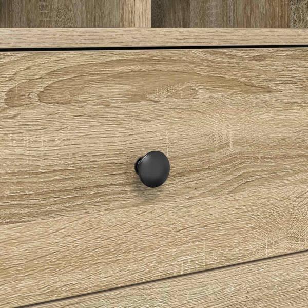 Schreibtisch mit Schubladen mit Regal 2 pcs Sonoma-Eiche