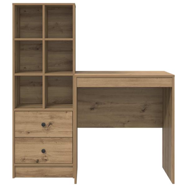 Schreibtisch Artisan-Eiche 115,5 x 50 x 127 cm 2 Stk.