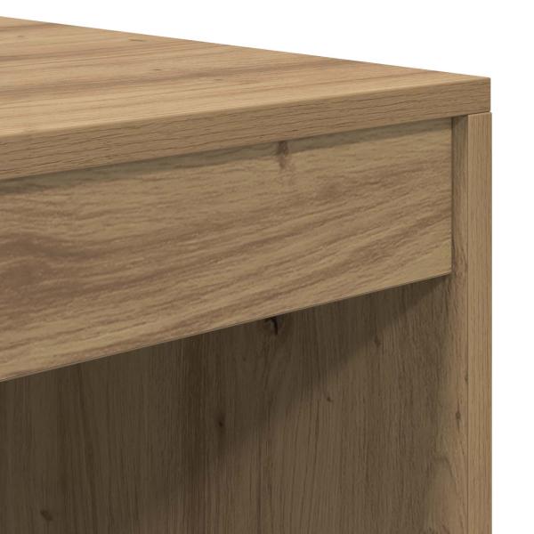 Schreibtisch Artisan-Eiche 125,5 x 50 x 127 cm 2 Stk.