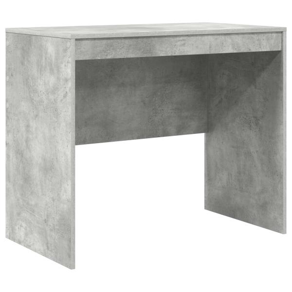 Schreibtisch mit Schubladen mit Regal 2 pcs Beton Grau