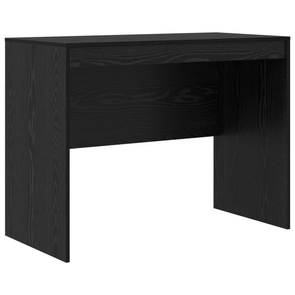 Schreibtisch mit Schubladen 2 pcs Schwarz Eichen-Optik