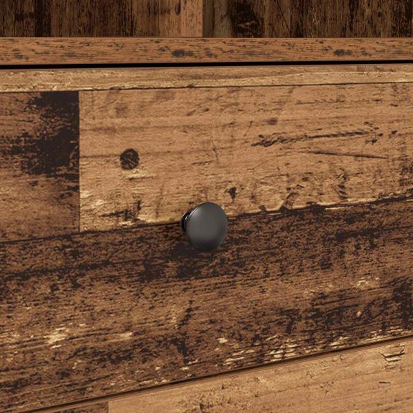 Schreibtisch mit Schubladen 2 pcs Altholz