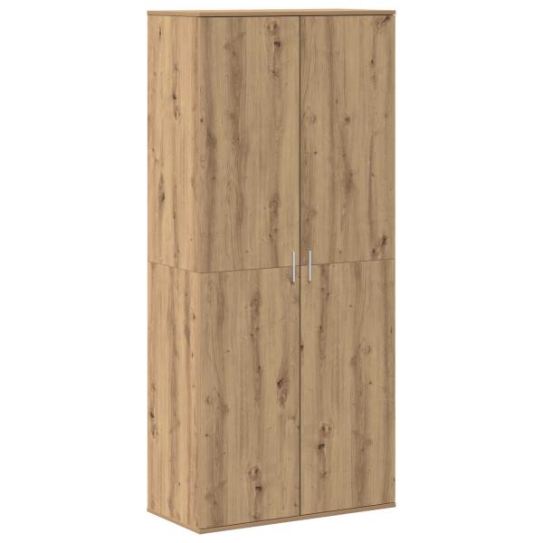 Hochschrank 80 x 39 x 178 cm Holzwerkstoff Artisan-Eiche